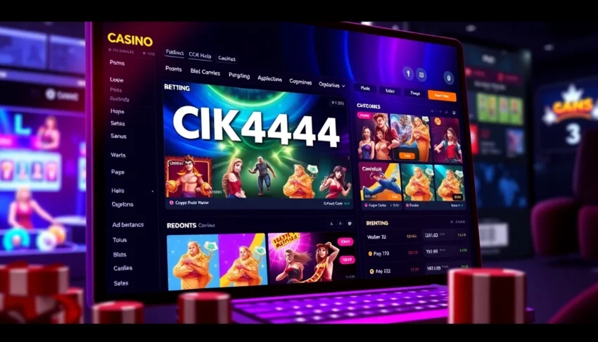 CK4444 bet in action: A user places a wager on a sleek, colorful betting platform with live odds and vibrant visuals.